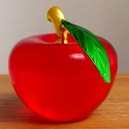 Mar roșu cristal cu frunzulita