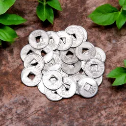 Set 24 monede argintii chinezesti