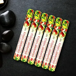 Set 6 cutii Betisoare parfumate Vanilie Capsuni gama HEM profesional Strawberry Vanilla