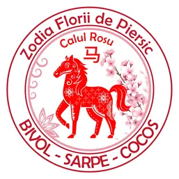 Sticker Cal Roșu