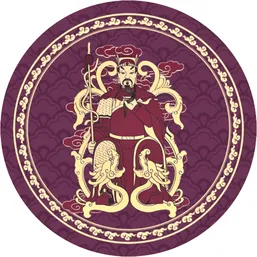 Sticker Tai Sui 2025 pentru sprijin din partea Zeului Anului