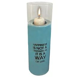 Suport lumânare cu mesaj motivațional