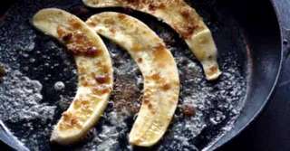 Imagine  Banane prăjite cu miere de albine