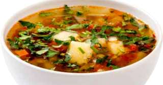 Imagine  Borș de pui cu legume