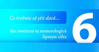 Imagine  Lipsa cifrei 6 din matricea numerologică