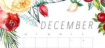 Calendar zile bune pentru sănătate și frumusețe în decembrie 2017