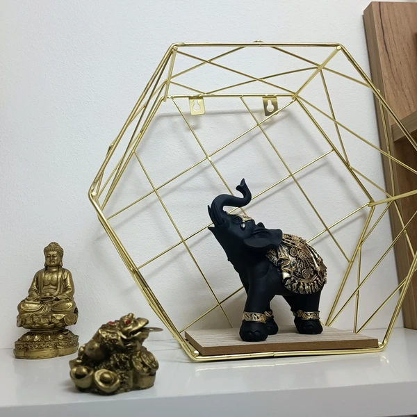 Broasca Feng Shui cu pietre rosii si monede, talisman pentru bani, noroc si bogatie in casa, statueta auriu 55 mm
