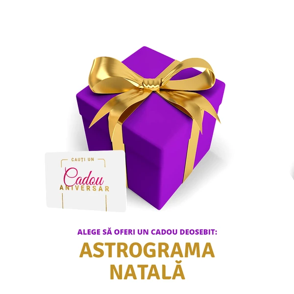 Astrograma natala personalizata, format audio cu astrolog profesionist, 40 minute livrare e-mail
