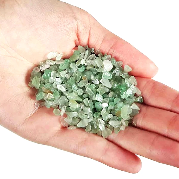 Aventurin spartura decor, pietre semipretioase pentru succes in afaceri, piatra verde 26g