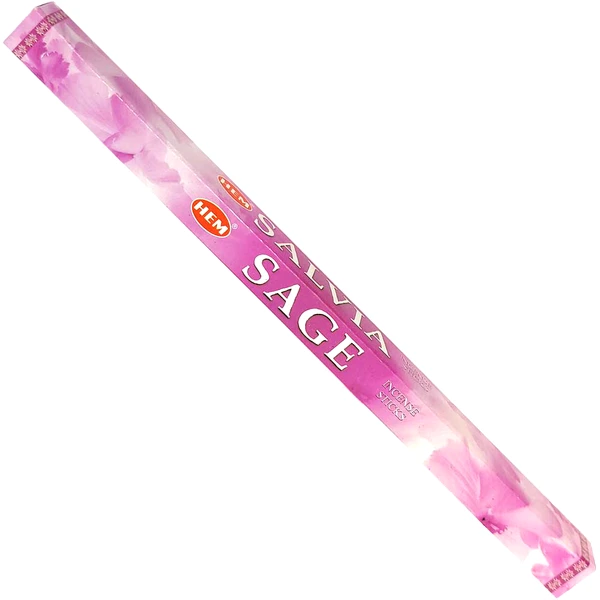 Set 25 cutii betisoare parfumate Salvie roz, gama Hem profesionala Sage pentru purificare, patrat