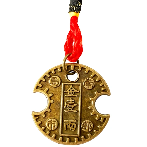 Amuleta cu moneda lacat pentru bani si noroc, lacatul banilor cu mantre de protectie
