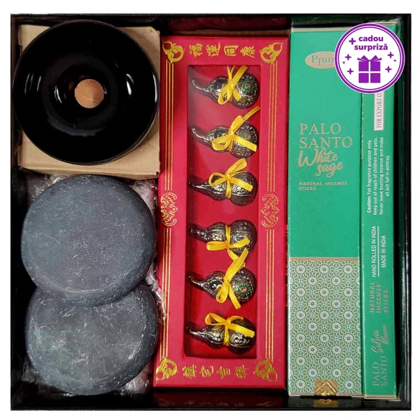 Cadou relaxare feng shui, produse decor și aromaterapie cu spa