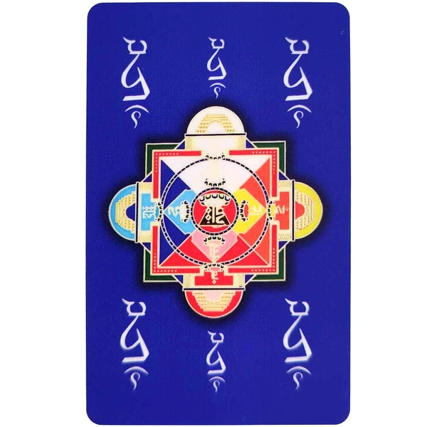 Card antitoxic si ochi magic norocos, impotriva geloziei si energiei negative, albastru 8.5 cm