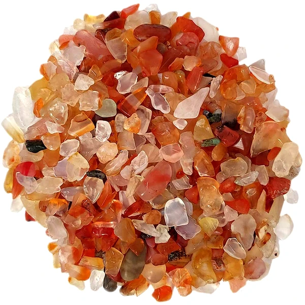 Carneol Spartura decor, cristale pentru succes si energie pozitiva, piatra semipretioasa 1-3 mm rosu 26g