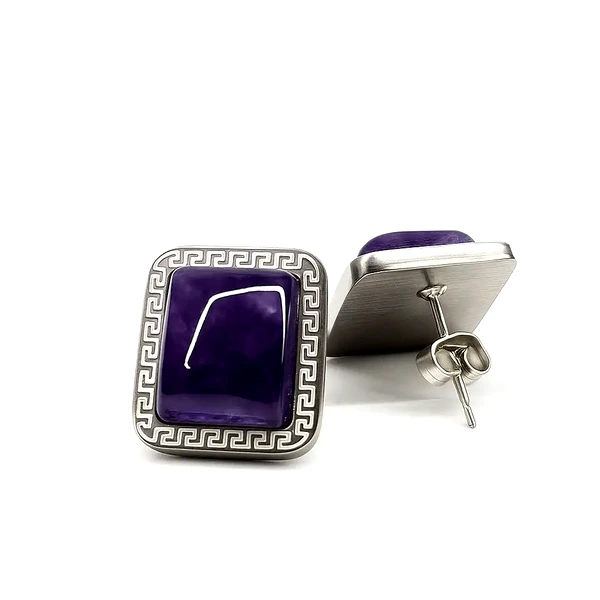 Cercei Ametist pin