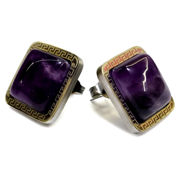 Cercei Ametist pin