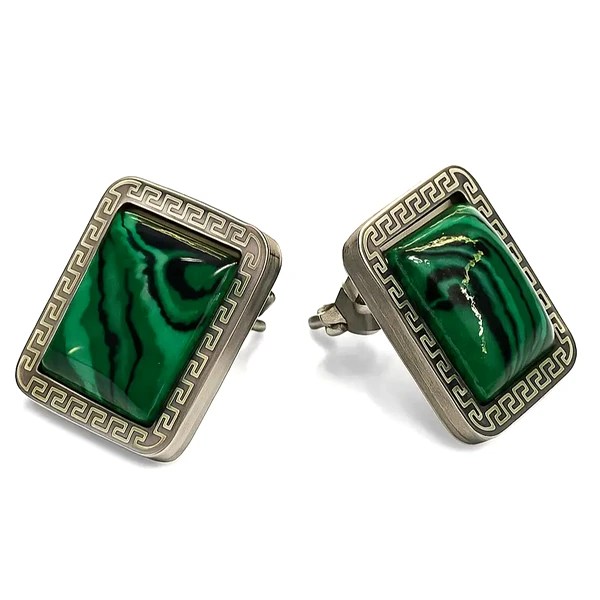 Cercei Malachit pin