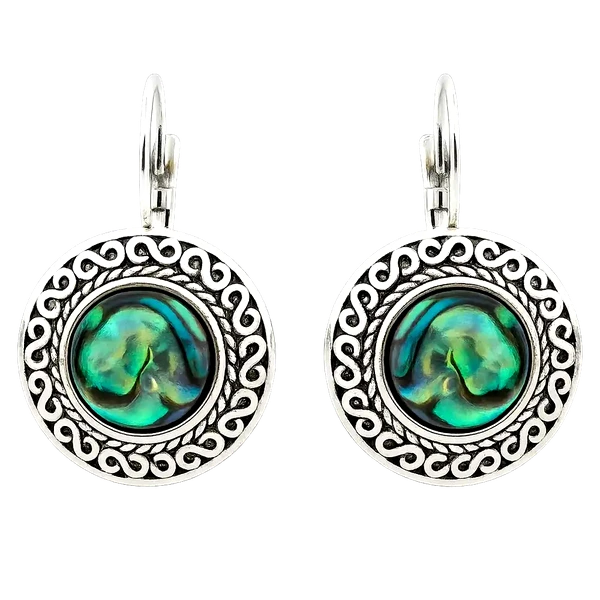 Cercei Mother of Pearl piatra nacru sau sidef