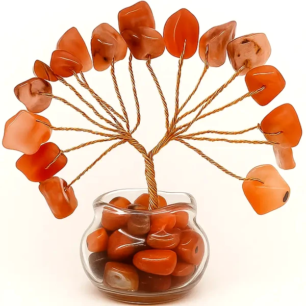 Copăcei din pietre Carneol