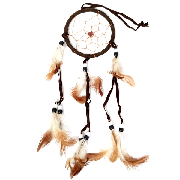 Dream catcher 1 cerc, ornament protectie cosmar, capcana vise diverse culori