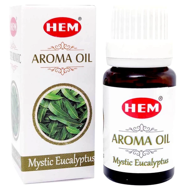 Ulei de Eucalipt, aromaterapie gama profesionala HEM Mystic Eucalypts,aroma lemnoasă, 10 ml