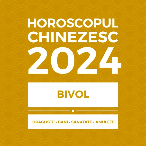 Carte horoscop Bivol 2024, 12 pagini în format pdf sau audio