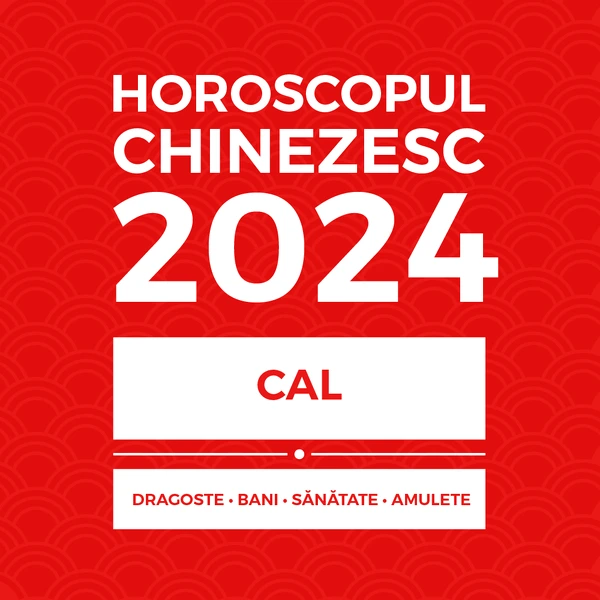 Carte horoscop Cal 2024, 12 pagini în format pdf