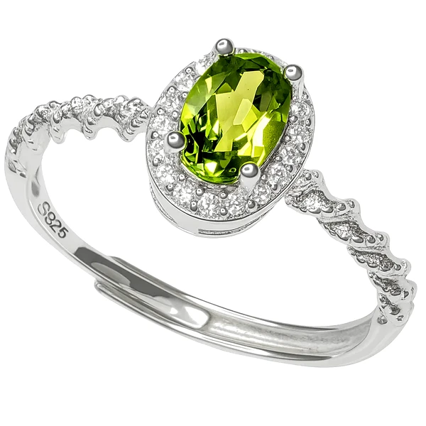 Inel piatra Peridot