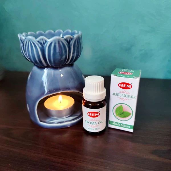 Ulei de Menta pentru aromaterapie, gama profesionala HEM Mystic Mint, aroma fresh, 10 ml
