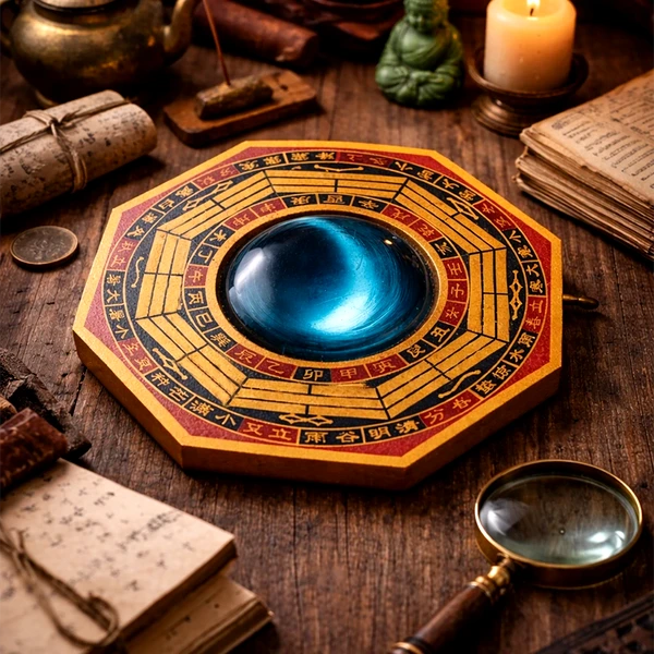 Oglinda bagua feng shui convexa de protectie