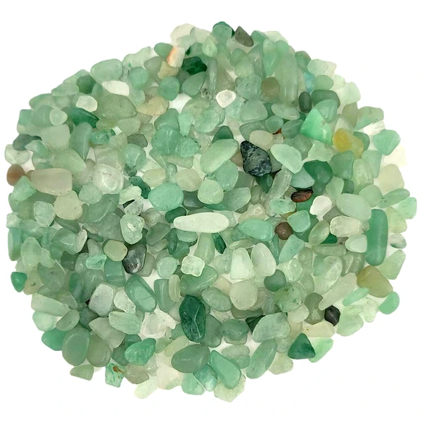 Aventurin spartura decor, pietre semipretioase pentru atragerea norocului, 50 gr verde