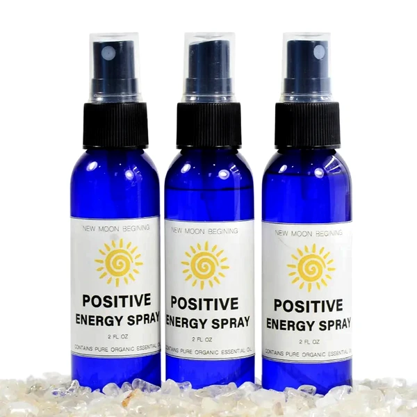 Spray ulei esential organic pur Positive Energy, 60 ml