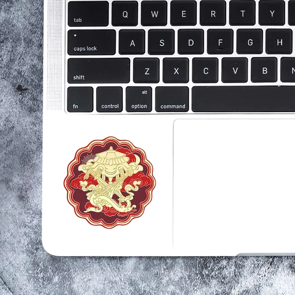 Sticker Amuleta cu Cele Patru Arme ale Regilor Cerești 2025