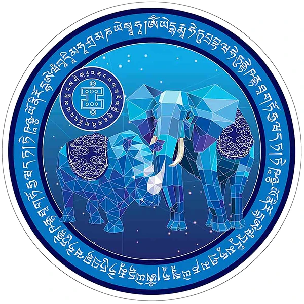 Sticker Elefant si Rinocer 2023, protectie de furturi si pierderi, autocolant 5cm diverse modele