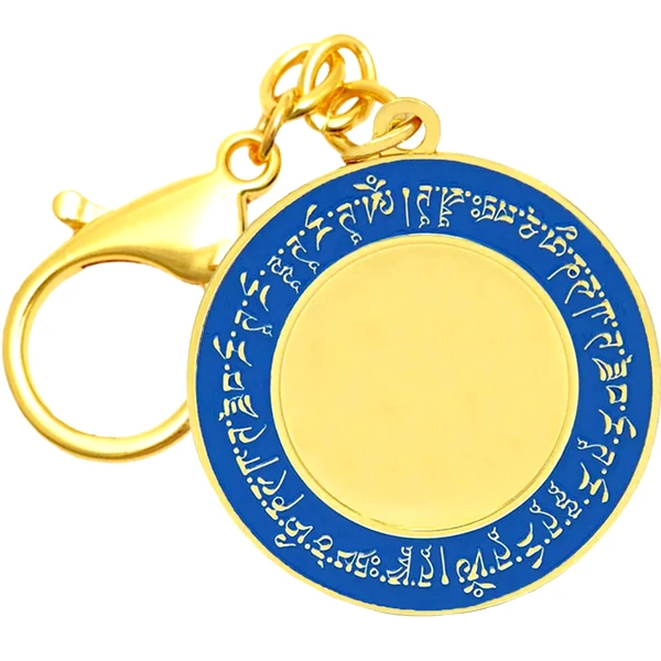Breloc Trei Gardieni Cerești cu roată de protecție a chakrelor 2024, amuletă feng shui 2 modele, 11 cm și 14 cm