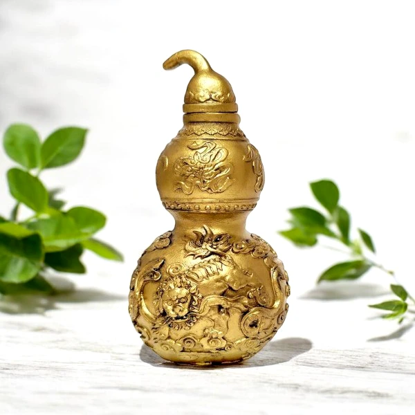 Wu Lou caini Fu, obiect Feng Shui de sănătate și protectie impotriva bolilor, 13 cm