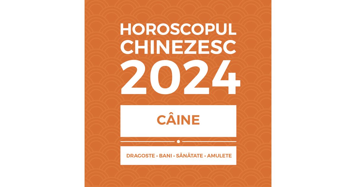 Carte horoscop Caine 2024, previziuni si remedii, 11 pagini in format