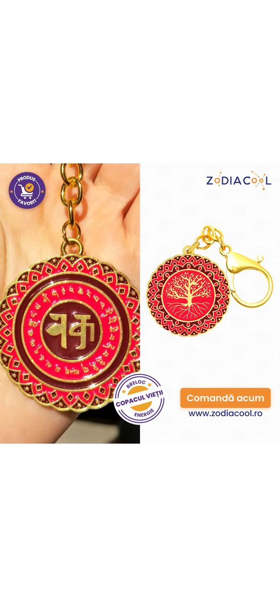 Breloc Copacul vieții, talisman pentru stimularea energiei reduse, Boost Reducing Energy, metal solid