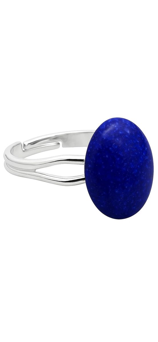 Set brățară și inel Lapis Lazuli ajustabile, in cutie bijuterii