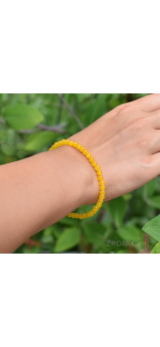Bratara citrin, pietre semipretioase pentru creativitate si noroc la bani, cca 37 pietricele mici de 4 mm galben