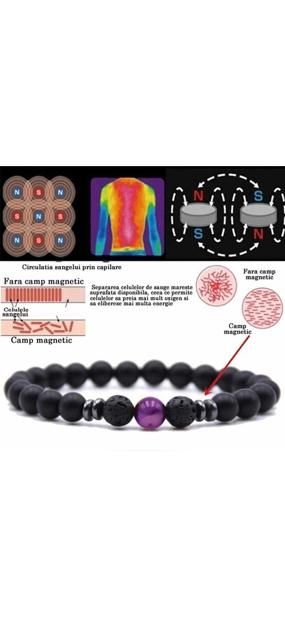 Bratara magnetica piatra de hematit, pietre ce pot imbunatati sistemul circulator