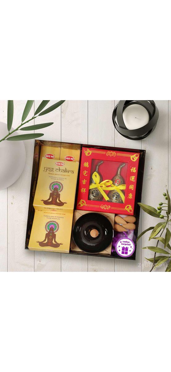 Cadou feng shui sănătate purificare, obiecte decor și aromaterapie