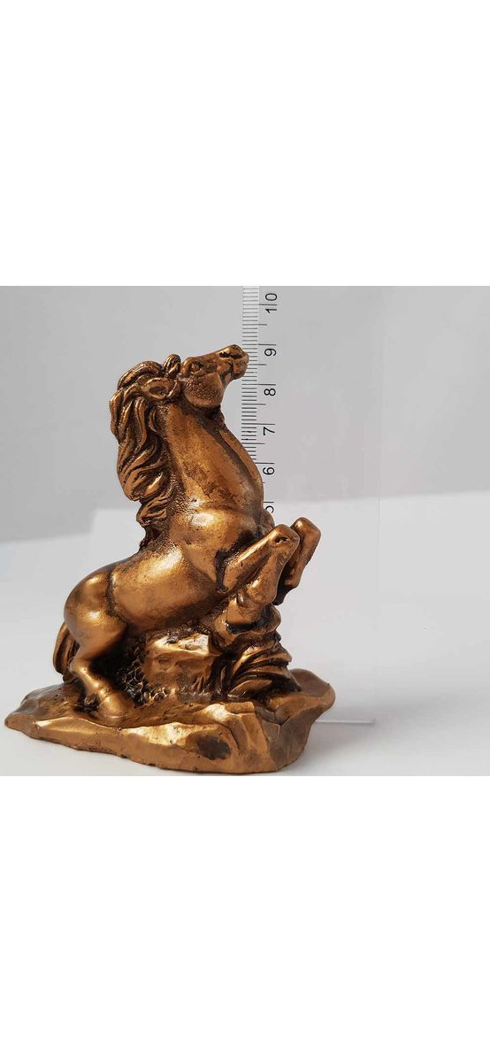 Calul victoriei în două picioare pe val, obiect feng shui pentru carieră 8 cm