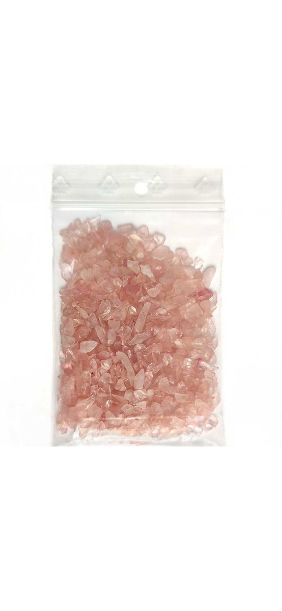 Cuart roz spartura decor, piatra iubirii neconditionate, pietre semipretioase 1-3 mm cristale 26 g