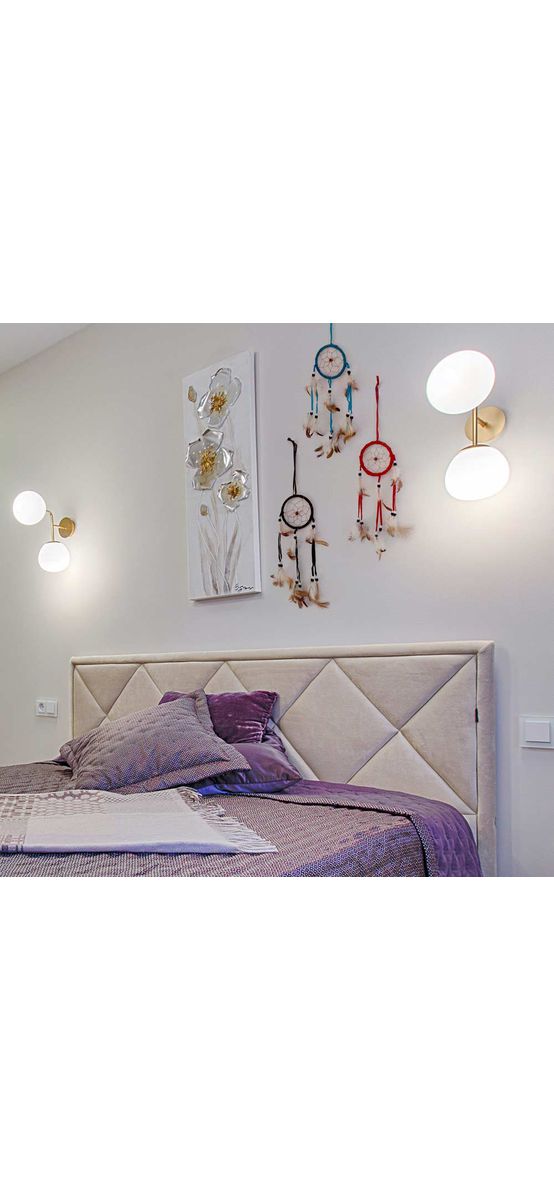 Dream catcher 1 cerc, ornament protectie cosmar, capcana vise diverse culori