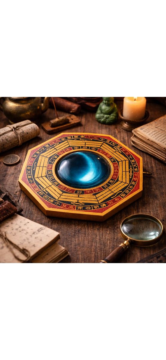 Oglinda bagua feng shui convexa de protectie