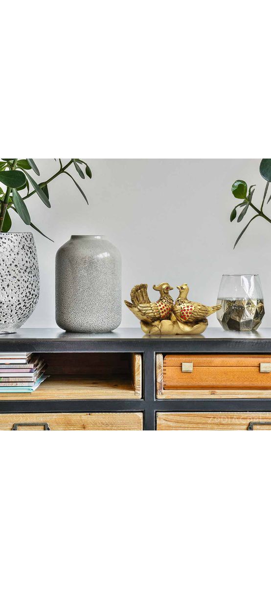 Ratuste mandarin, obiecte feng shui pentru dragoste si casatorie, set 2 bucati rate aurii