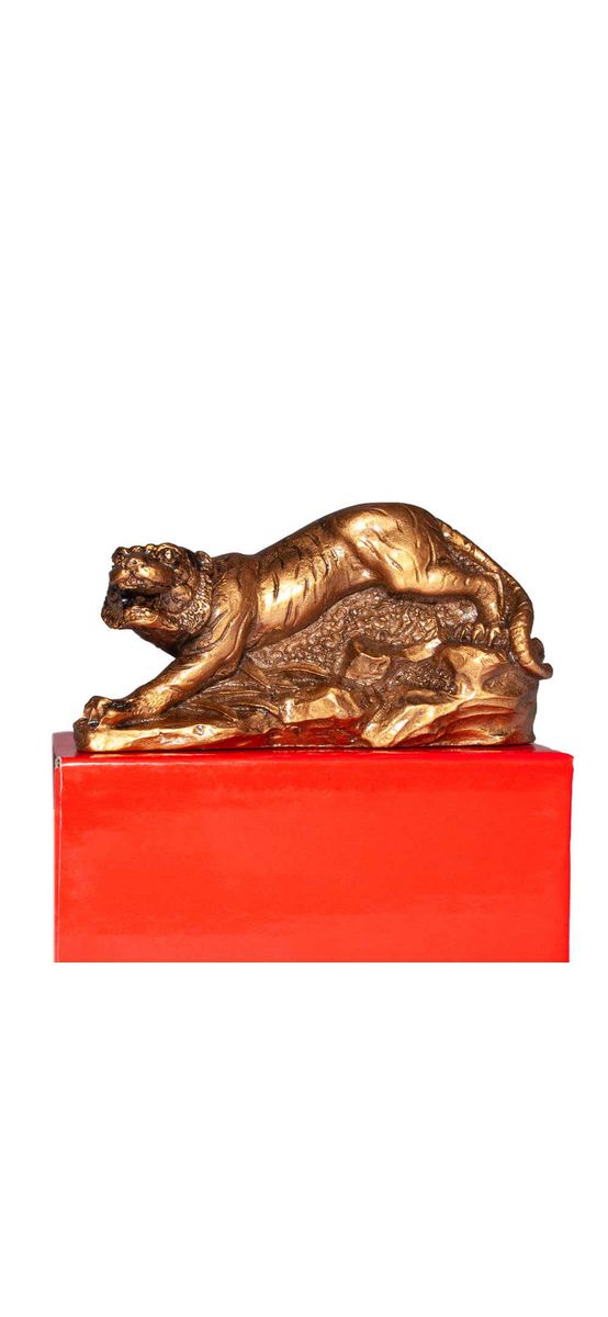 Tigru, obiect feng shui pentru putere si prieteni loiali, statueta 10 cm